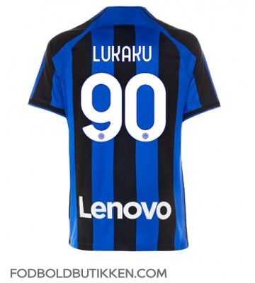 Inter Milan Romelu Lukaku #90 Hjemmebanetrøje 2022-23 Kortærmet